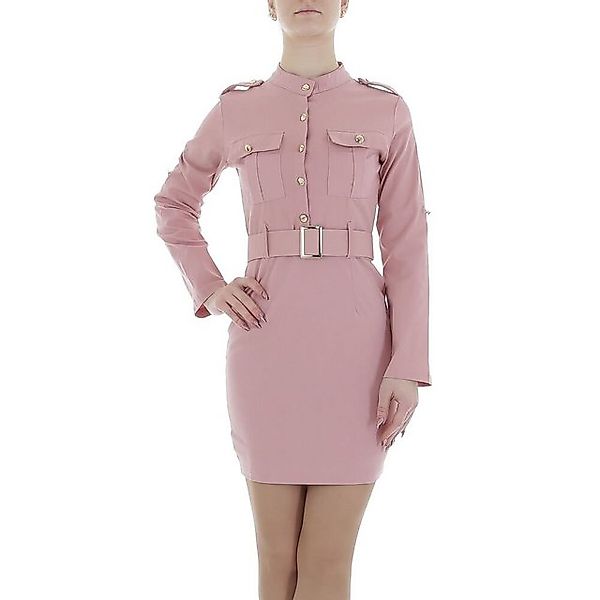 Ital-Design Minikleid Damen Freizeit Stretch Blusenkleid günstig online kaufen