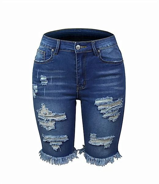 AFAZ New Trading UG Loose-fit-Jeans Sommerliche Damen-Jeansshorts mit mittl günstig online kaufen