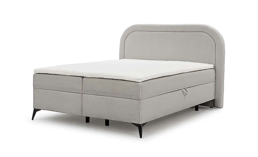 Boxspringbett   ¦ grau ¦ Maße (cm): B: 180 H: 120 Betten > Boxspringbetten günstig online kaufen
