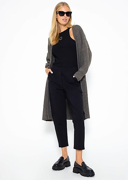 SASSYCLASSY Cardigan Oversize Strickjacke Damen lang günstig online kaufen