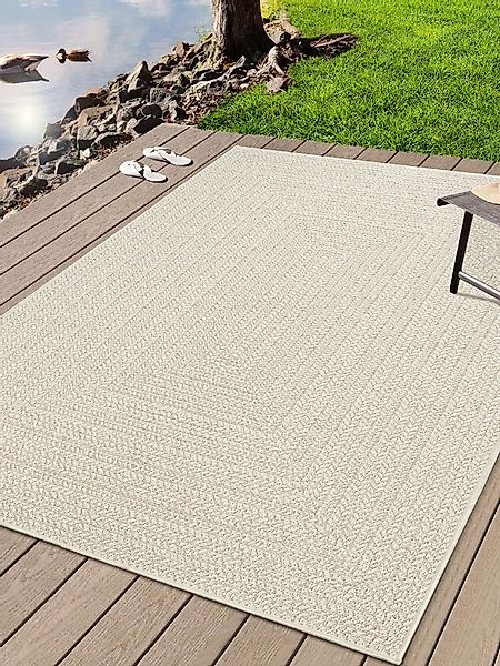 the carpet Outdoorteppich »Kansas«, rechteckig, 1 mm Höhe, moderner robuste günstig online kaufen
