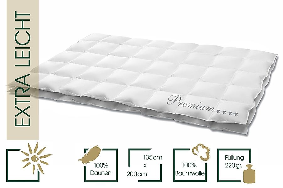 HANSKRUCHEN Daunenbettdecke Premium, Füllung: 100% Daunen, günstig online kaufen
