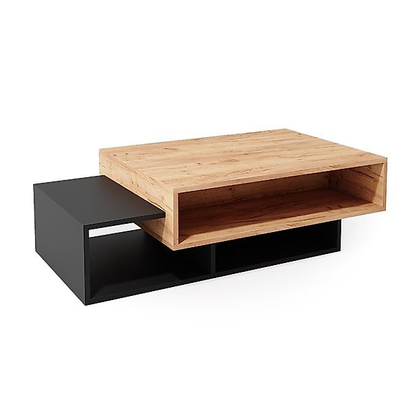 Vicco Couchtisch Bari, Anthrazit/Goldkraft Eiche, 105 günstig online kaufen