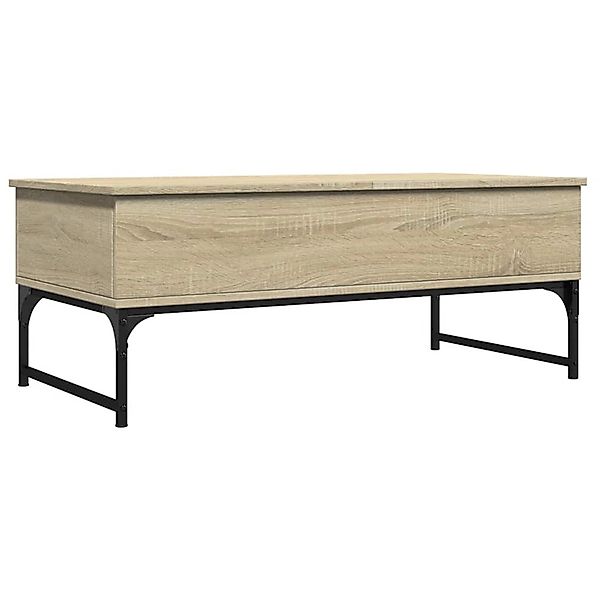 vidaXL Couchtisch Sonoma-Eiche 100x50x40 cm Holzwerkstoff und Metall 845377 günstig online kaufen