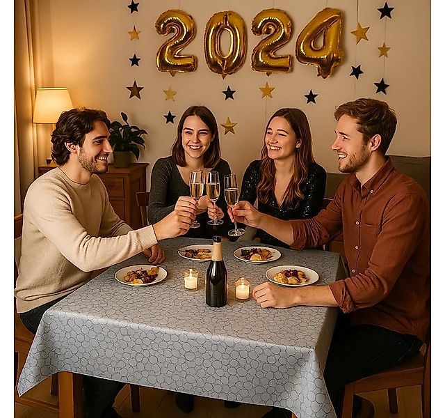 texpot Tischdecke Tischdecke meliert Jacquard Design modern (1-tlg) günstig online kaufen