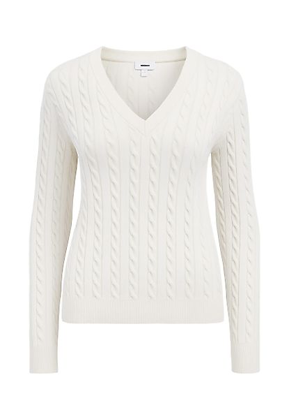 Mavi Strickpullover Eleganter Zopfstrick mit zeitlosem günstig online kaufen