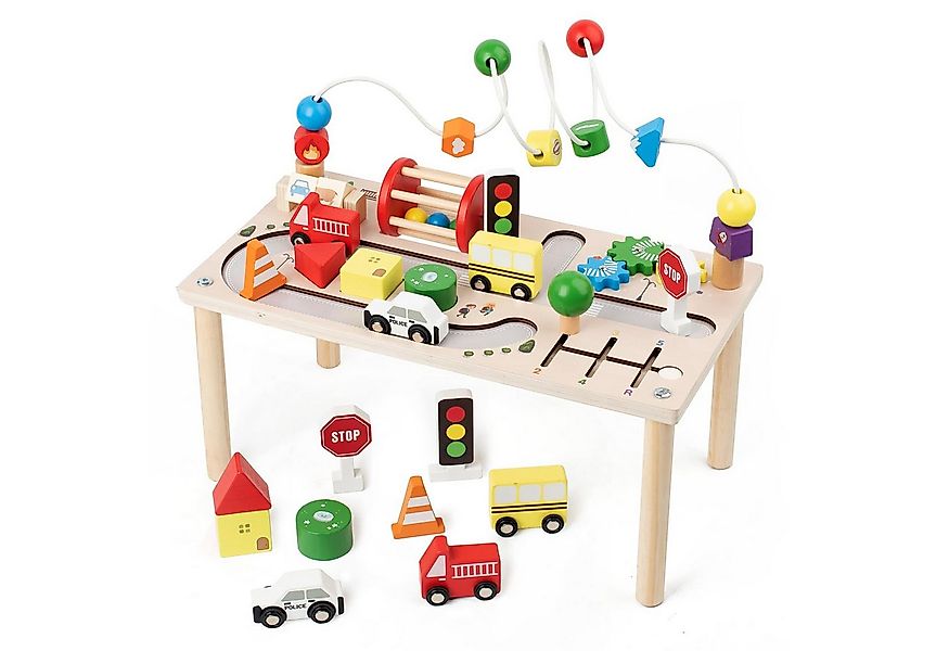 CLTYQ Lernspielzeug 8-in-1-Baby-Aktivitätstisch,Montessori-Holzspielzeug, L günstig online kaufen