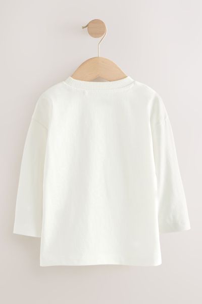 Next Langarmshirt Langarmshirt, Semi unifarben (1-tlg) günstig online kaufen
