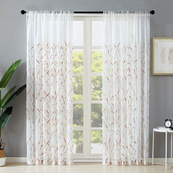 BYSURE Vorhang (2 St), Ösen, halbtransparent, günstig online kaufen