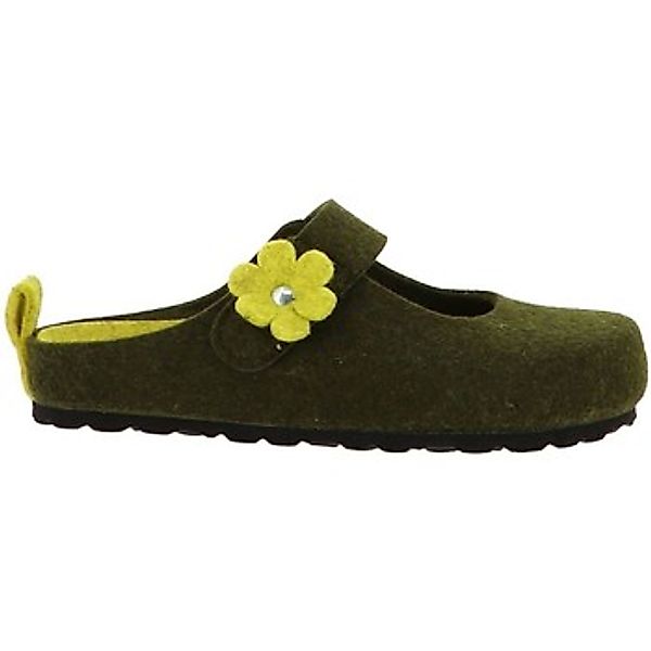 Soir & Matin  Hausschuhe BIOFLEUR  KAKI/JAUNE BIOFLEUR günstig online kaufen