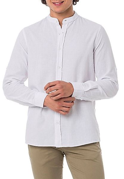 RedBridge Langarmhemd mit Stehkragen 100% Baumwolle regular fit klassisch u günstig online kaufen