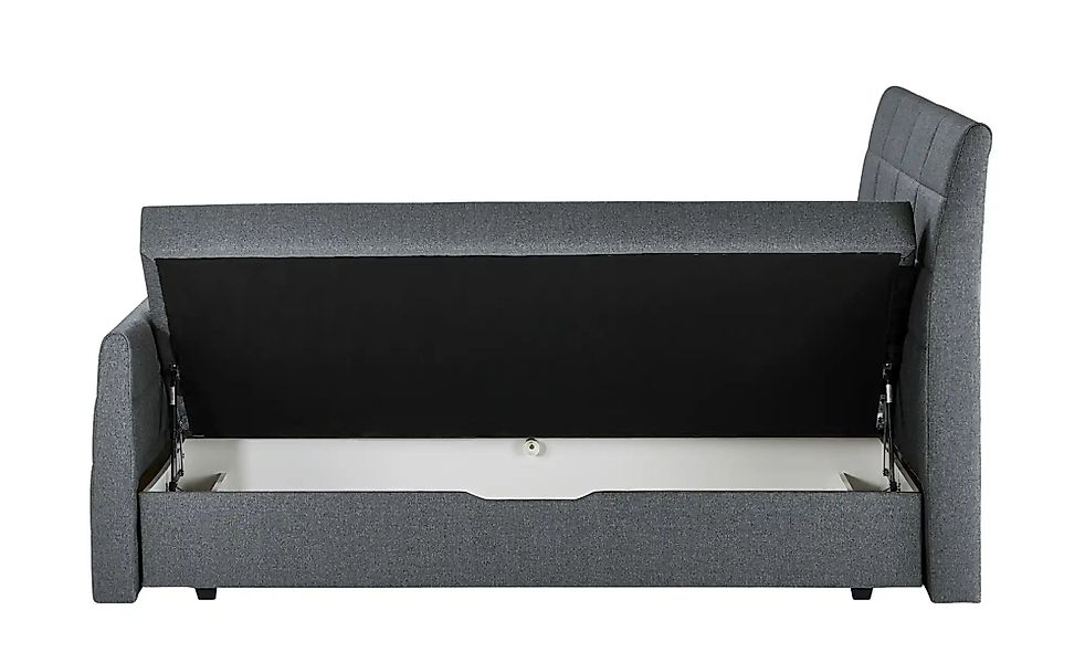 Boxspringbett mit Bettkasten und Topper Baron ¦ grau ¦ Maße (cm): B: 188 H: günstig online kaufen