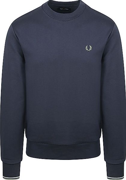 Fred Perry Sweater Logo Navy - Größe L günstig online kaufen