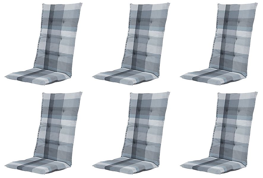 Gardissimo Hochlehnerauflage 6 er Set Gartenstuhlauflagen günstig online kaufen
