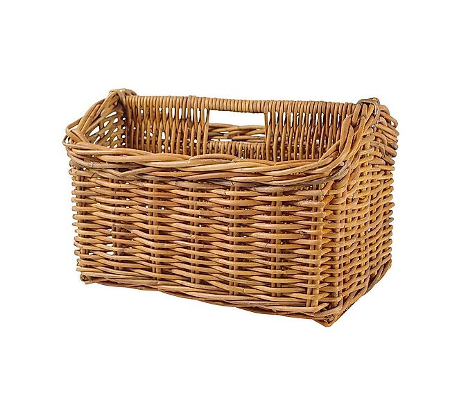 Kobolo Zeitungsständer Zeitschriftenkorb Korb Rattan - lacak - 2 Fächer günstig online kaufen