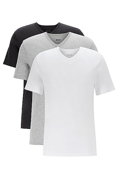 BOSS Unterziehshirt V-Neck (Dreierpack, 3-St., 3er-Pack) günstig online kaufen
