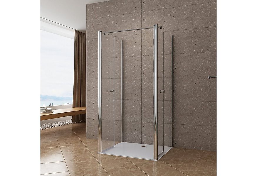 AQUABATOS Eckdusche Duschkabine Eckeinstieg U Kabine Eckdusche Pendeltür Sc günstig online kaufen