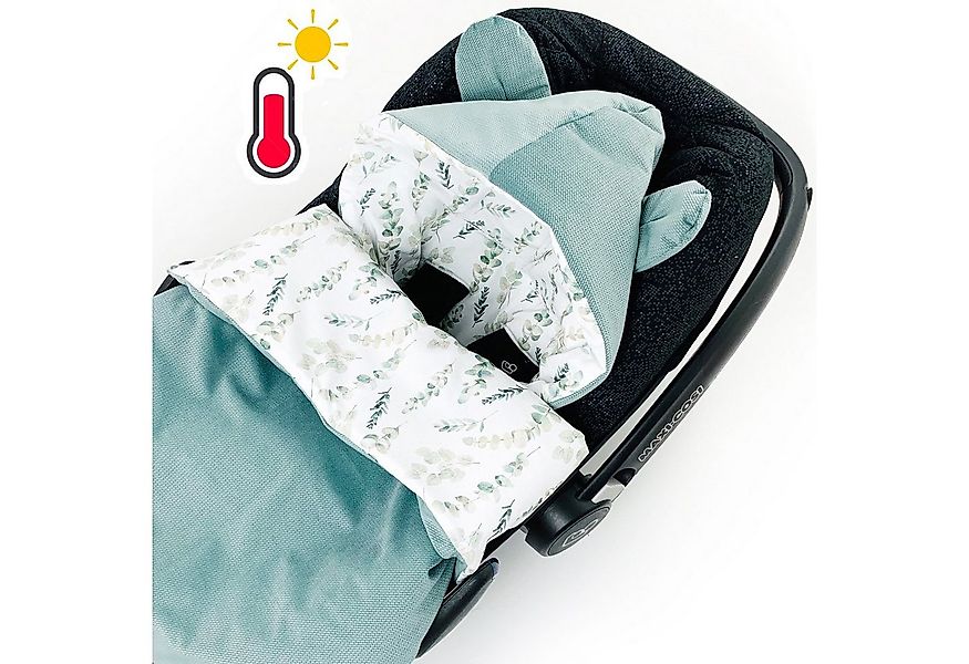 Einschlagdecke Baby Fußsack Schlafsack für Babyschale Übergang Herbst leich günstig online kaufen