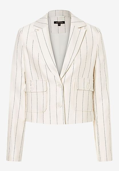 Nadelstreifenblazer, ecru/schwarz, Frühjahrs-Kollektion günstig online kaufen