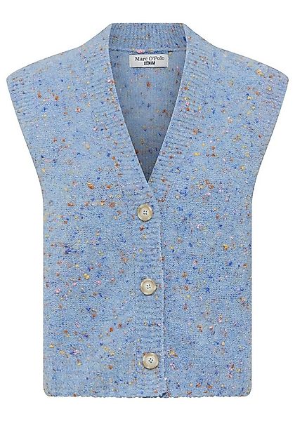 Marc O'Polo DENIM Strickweste ärmelloser Bouclé-Cardigan regular fit aus Sc günstig online kaufen