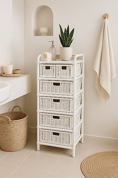 moebel-direkt-online Regal Rattanregal in drei Größen, handgeflochten, Hand günstig online kaufen