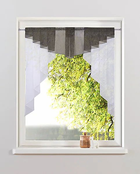 my home Kuvertstore »Sinan« Stangendurchzug 1 Stk. tlg. Kräuselbandaufhängu günstig online kaufen