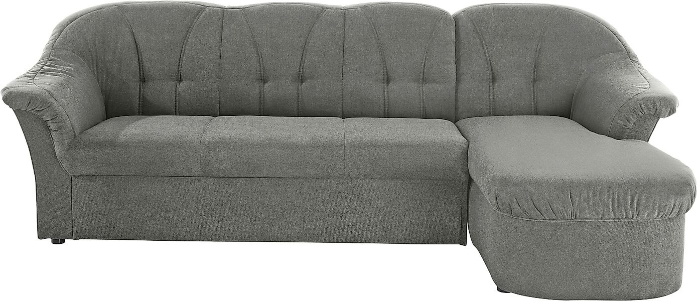 DOMO collection Ecksofa »Pegnitz, elegante Rückensteppung, komfortabel, Bre günstig online kaufen
