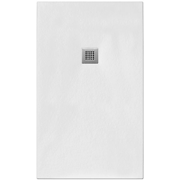 Frascio New Tecnology Duschwanne 100 x 170 cm Vulcano Line Weiß mit Abfluss günstig online kaufen