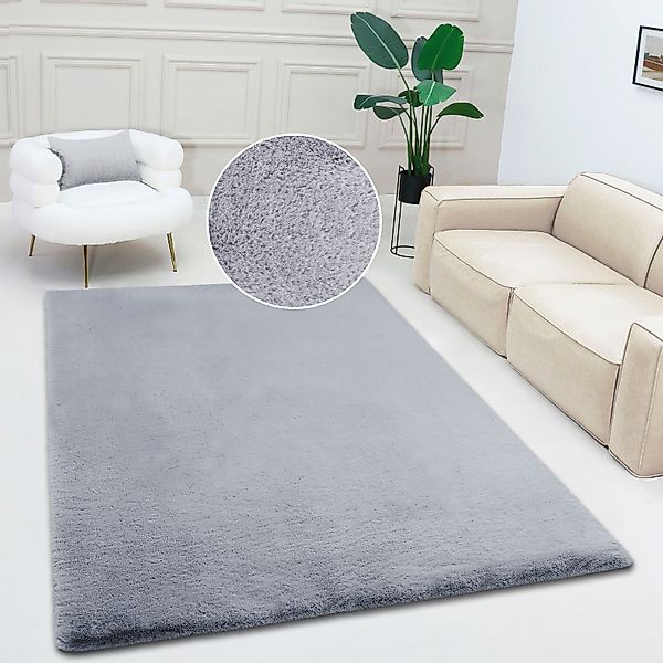 my home Fellteppich Rabbit, Kunstfell, Kaninchenfell-Haptik, günstig online kaufen