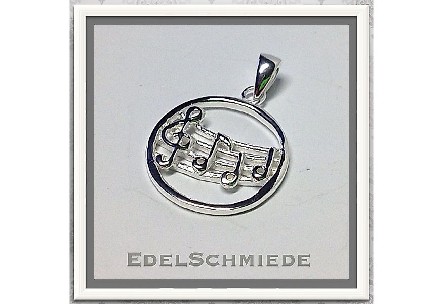 Edelschmiede925 Kettenanhänger Musiknote m Notenschlüssel Anhänger in 925 S günstig online kaufen