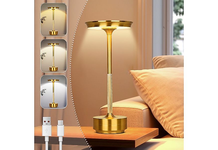 Jibenhome Nachtlicht Outdoor Tischleuchte Akku Touch Dimmbar, LED Tischlamp günstig online kaufen