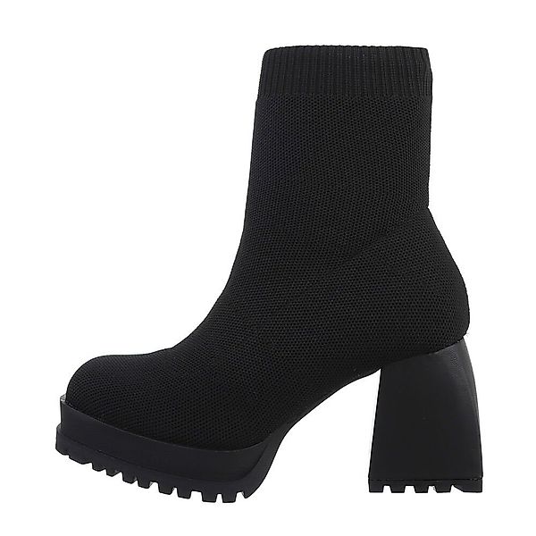 Ital-Design Damen Schlupfschuhe Freizeit Plateaustiefelette (81809632) günstig online kaufen