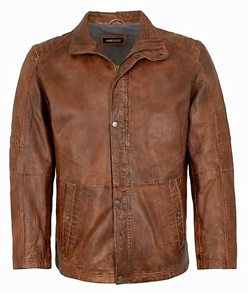 Maddox Lederjacke Campos MADDOX - Herren Lederjacke Lammnappa d´cognac günstig online kaufen