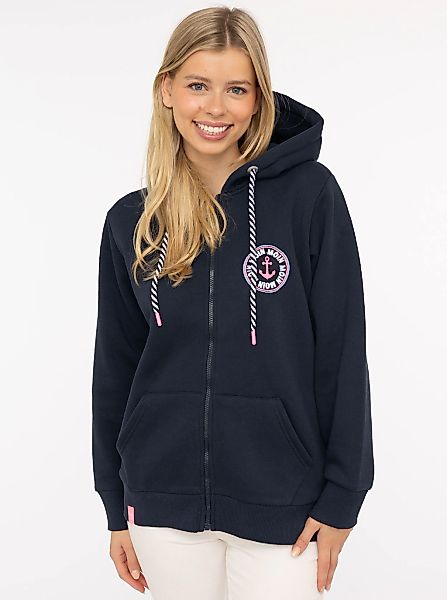 Zwillingsherz Kapuzensweatjacke ""Anker Kreis Classic"", Langarm, Reißversc günstig online kaufen