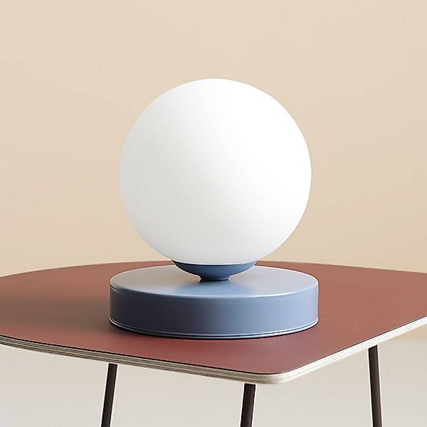 Tischlampe Joel, Höhe 17 cm, blau/weiß günstig online kaufen