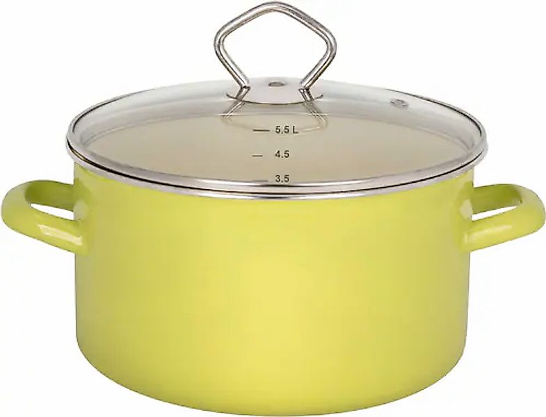 Krüger Fleischtopf »Juist« Emaille 1 Stk. tlg. Induktionsgeeignet günstig online kaufen