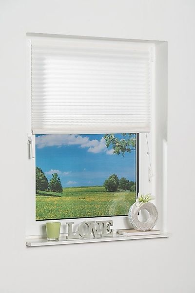 K-HOME Klebe-Plissee COMO, K-HOME, Lichtschutz, freihängend, günstig online kaufen