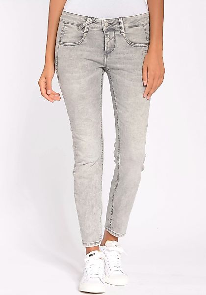 GANG Skinny-fit-Jeans 94NELE X-CROPPED mit seitlichen Dreieckseinsätzen für günstig online kaufen