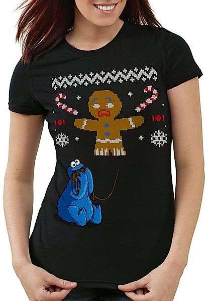 style3 T-Shirt Krümelmonster Ugly Sweater kekse cookie fun ernie bert monst günstig online kaufen