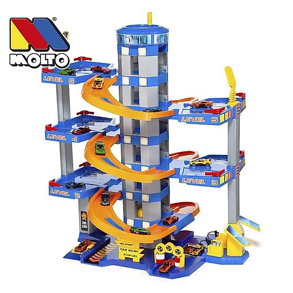 Molto Spielzeug-Traktor Parkgarage - mit 6 günstig online kaufen