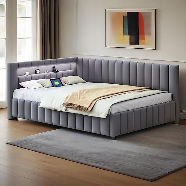 MODFU Polsterbett Kinderbett (140x200 cm mit günstig online kaufen
