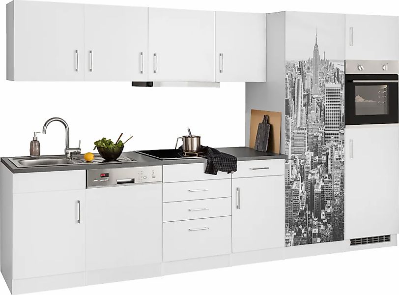 KOCHSTATION Küchenzeile "KS-Paris – Küchen mit einzigartigen Fotomotiven au günstig online kaufen