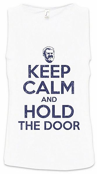Urban Backwoods Tanktop Keep Calm And Hold The Door Ärmelloses T-Shirt Game günstig online kaufen