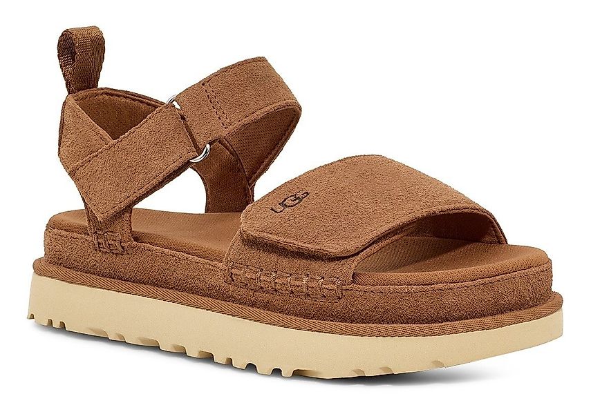 UGG W GOLDENSTAR Riemchensandale, Plateausandale, Sandalette mit zwei Klett günstig online kaufen