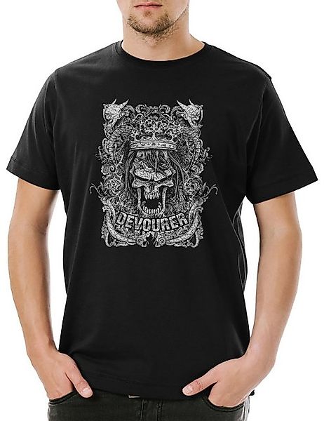Urban Backwoods Print-Shirt Urban Backwoods Devourer Herren T-Shirt Schwarz günstig online kaufen
