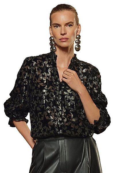 Love & Roses Langarmbluse Love & Roses Bluse mit Wellensaum, Regular (1-tlg günstig online kaufen