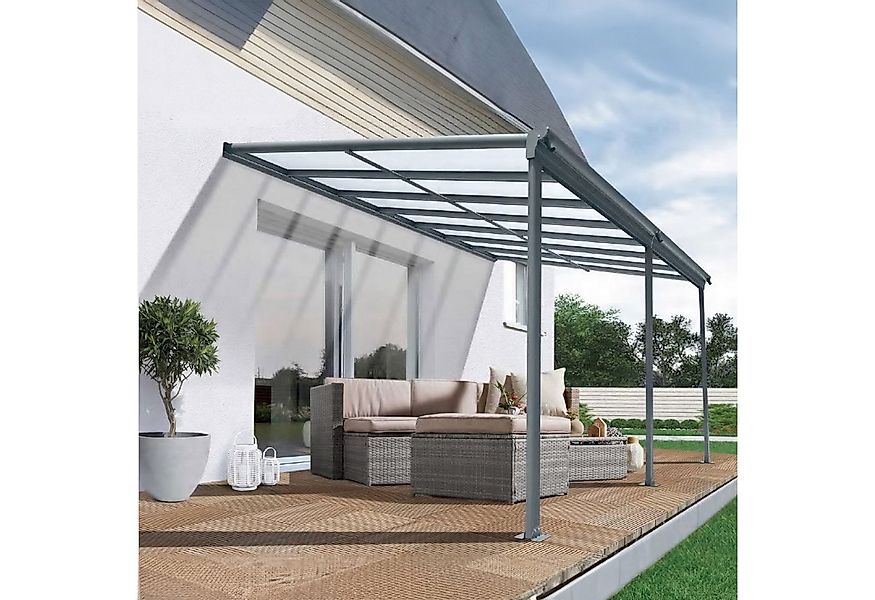 osoltus Anbaudach osoltus Alu Terrassenüberdachung Terrassendach Veranda gr günstig online kaufen
