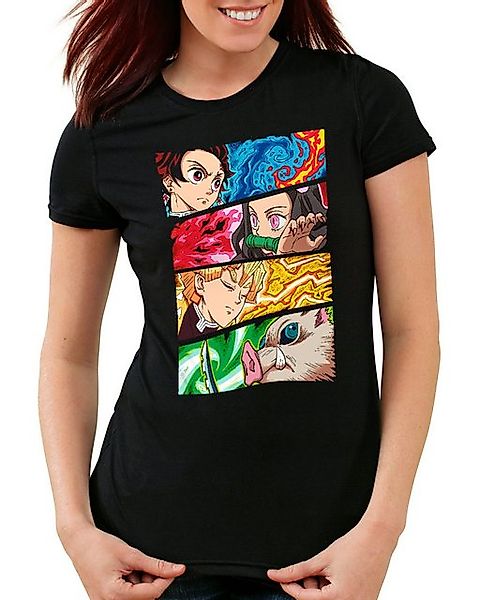 style3 T-Shirt Team Demon demon slayer japan manga günstig online kaufen