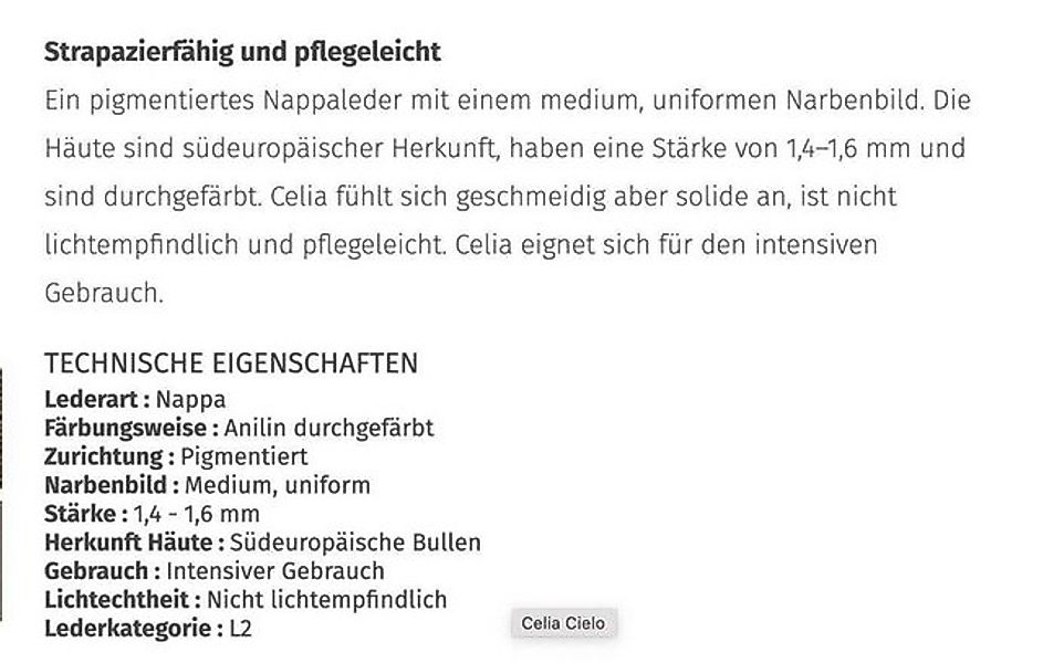 Jori 2-Sitzer Sofa JR-3990 Leder Celia Bruno Dunkelbraun Füße Chrom günstig online kaufen