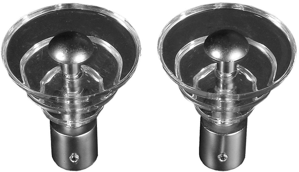 Liedeco Gardinenstangen-Endstück Luna, Gardinen, (Set, 2-St), günstig online kaufen